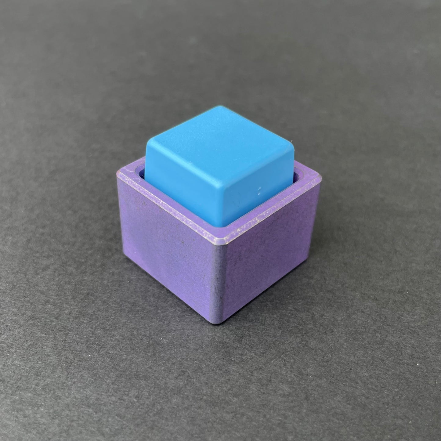 Tumbled Titanium Ano