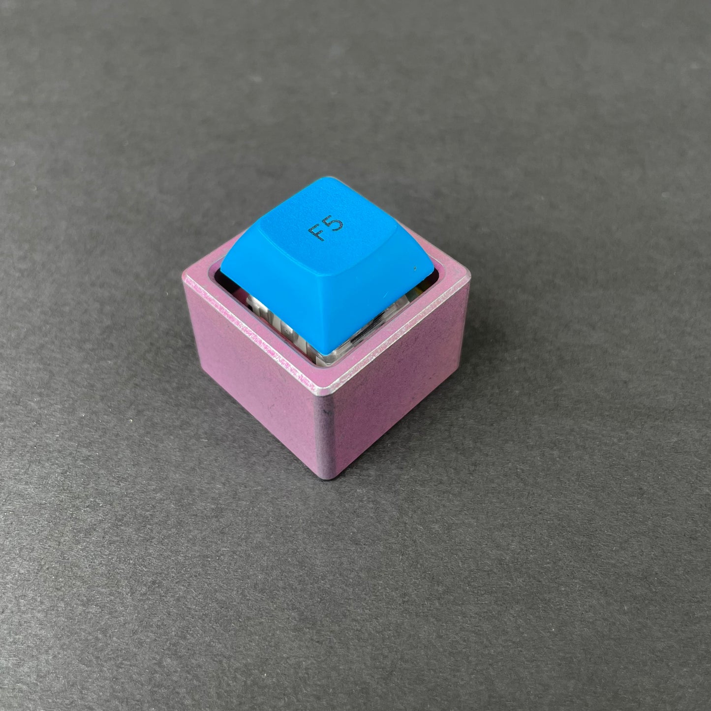 Tumbled Titanium Ano F5