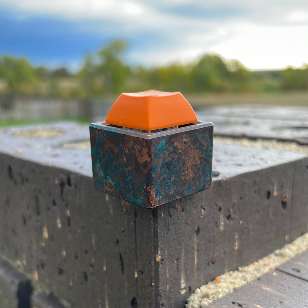 F5 Copper (Blackened and Forced Patina)