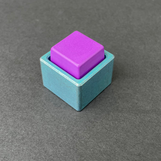 Tumbled Titanium Ano